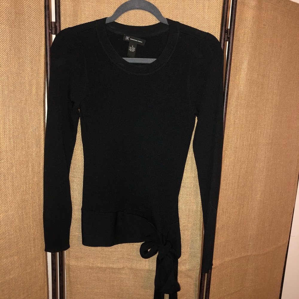 INC black long sleeve shirt